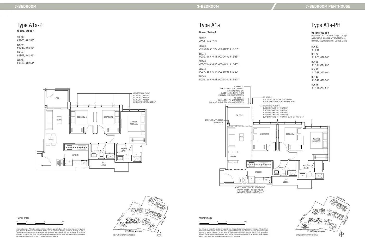 Piermont Grand EC 3-bedroom floor plan — reference layout for Wynwood Grand buyers