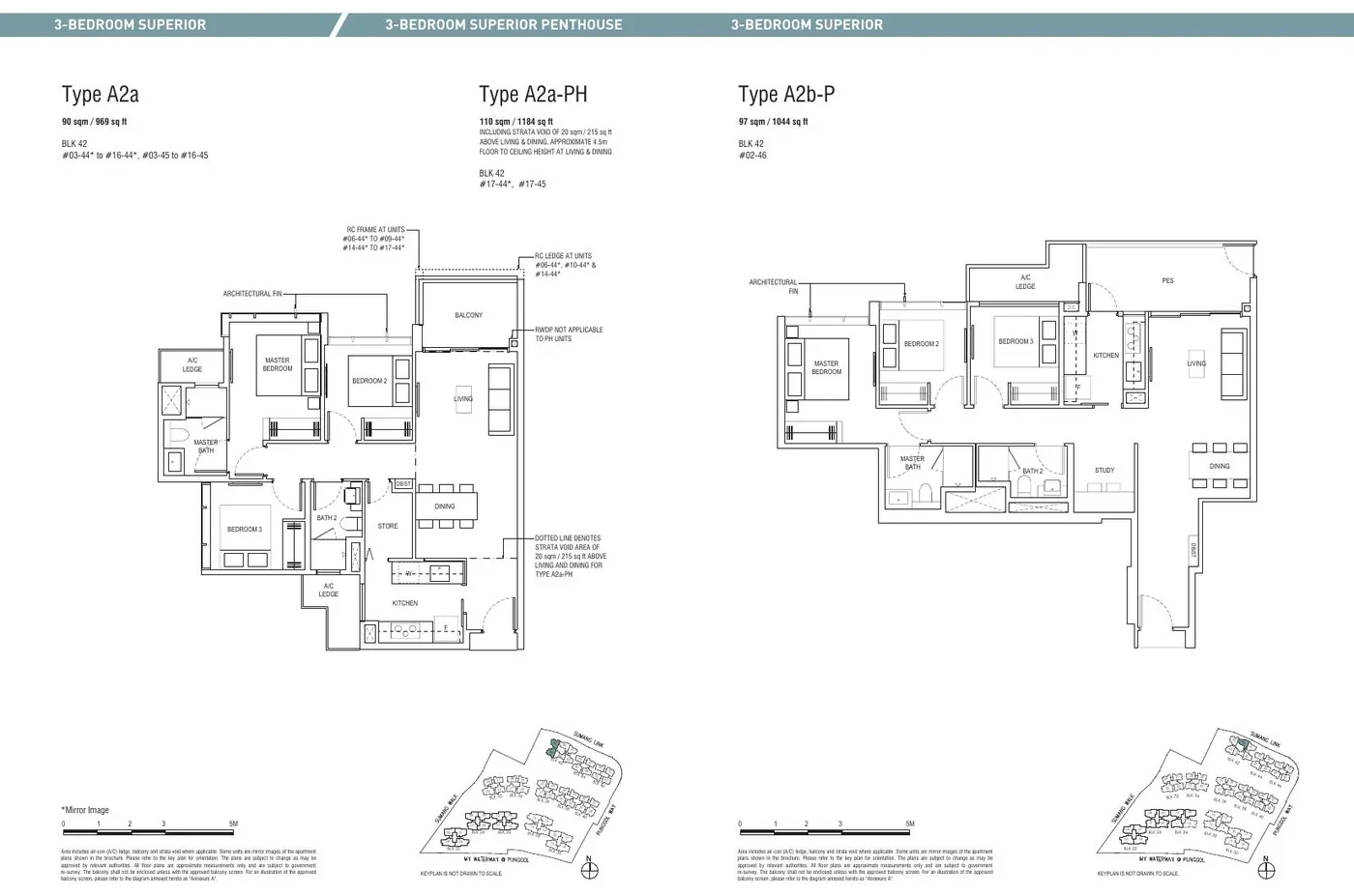 3-Bedroom Superior (reference layout) — reference EC floor plan shown while official Wynwood Grand plans are pending