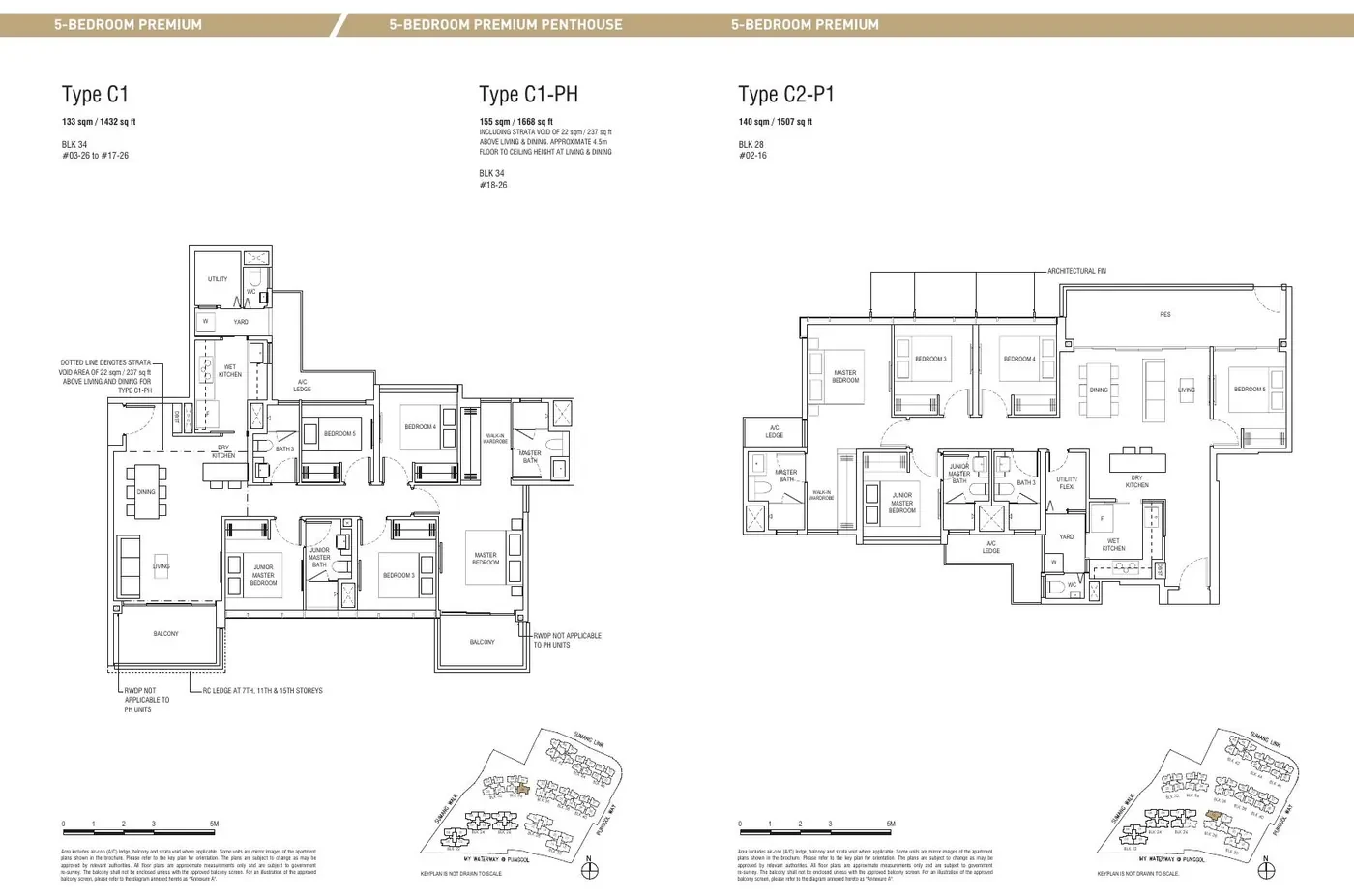 5-Bedroom Premium (reference layout) — reference EC floor plan shown while official Wynwood Grand plans are pending